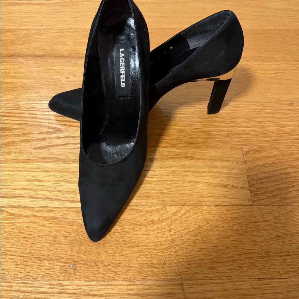 Karl Lagerfeld Classic Black Heels